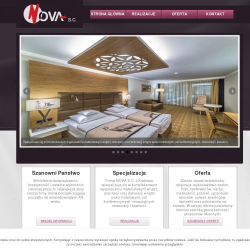 Lambrekiny hotelowe w Krakowie