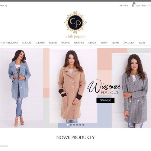 Koszula z odkrytymi ramionami w Łodzi