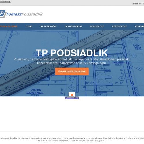 Gdańsk - iniekcja węży iniekcyjnych