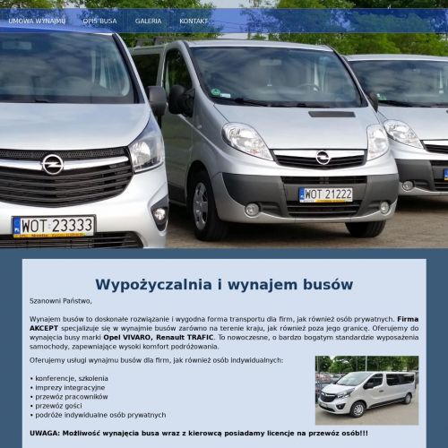 Wynajem busów dla firm Warszawa