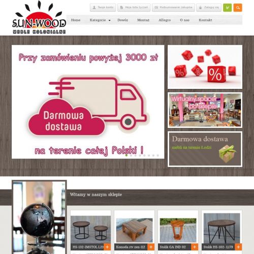 Biurka kolonialne - Kraków