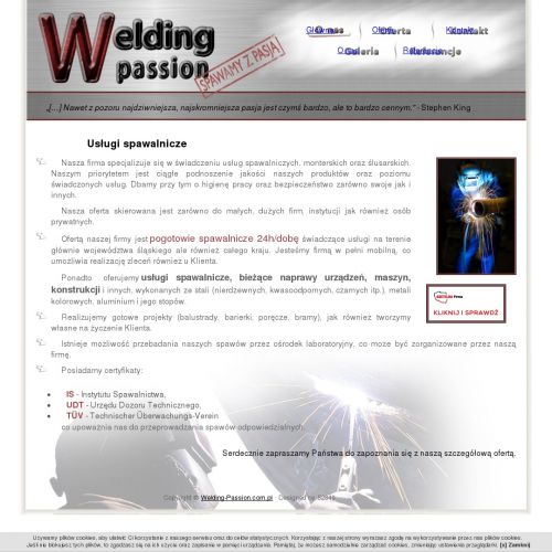 Welding passion spawamy wszystko w Katowicach