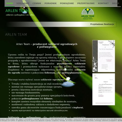 Szklarnia z poliwęglanu