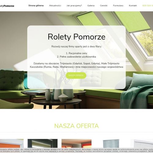 Rolety żukowo w Sopocie