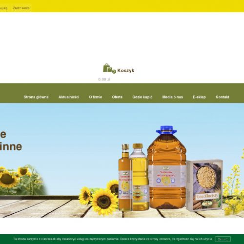 Oleje lniane nierafinowane sklep