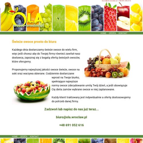 Tanie owoce dla biura Wrocław