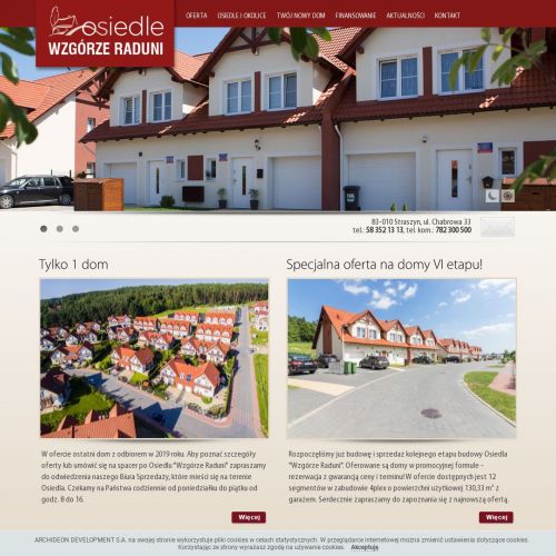 Domy na nowym osiedlu - Gdańsk