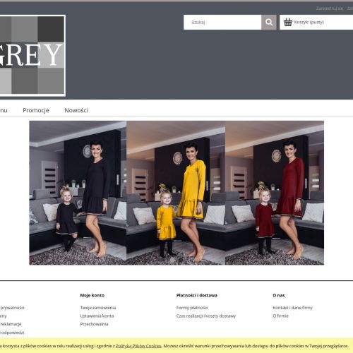 Zestaw sukienek mama córka