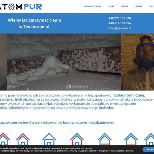 Ocieplanie pianką poliuretanową cena w Łodzi