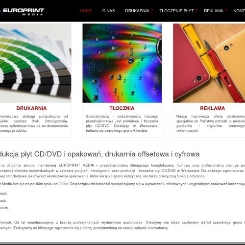 Warszawa - tłoczenie płyt cd