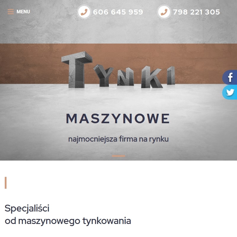 Tynkowanie maszynowe ścian łódzkie - Wieluń