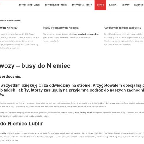 Przewozy polska niemcy - Kraków