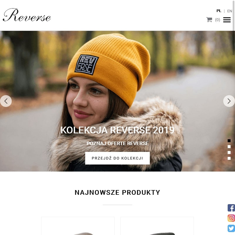 Czapka damska zimowa bordowa w Łodzi