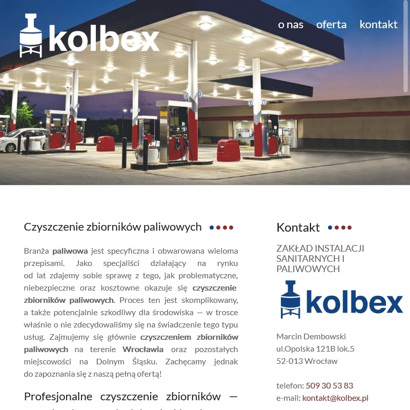 Czyszczenie zbiorników olejowych w Wrocławiu