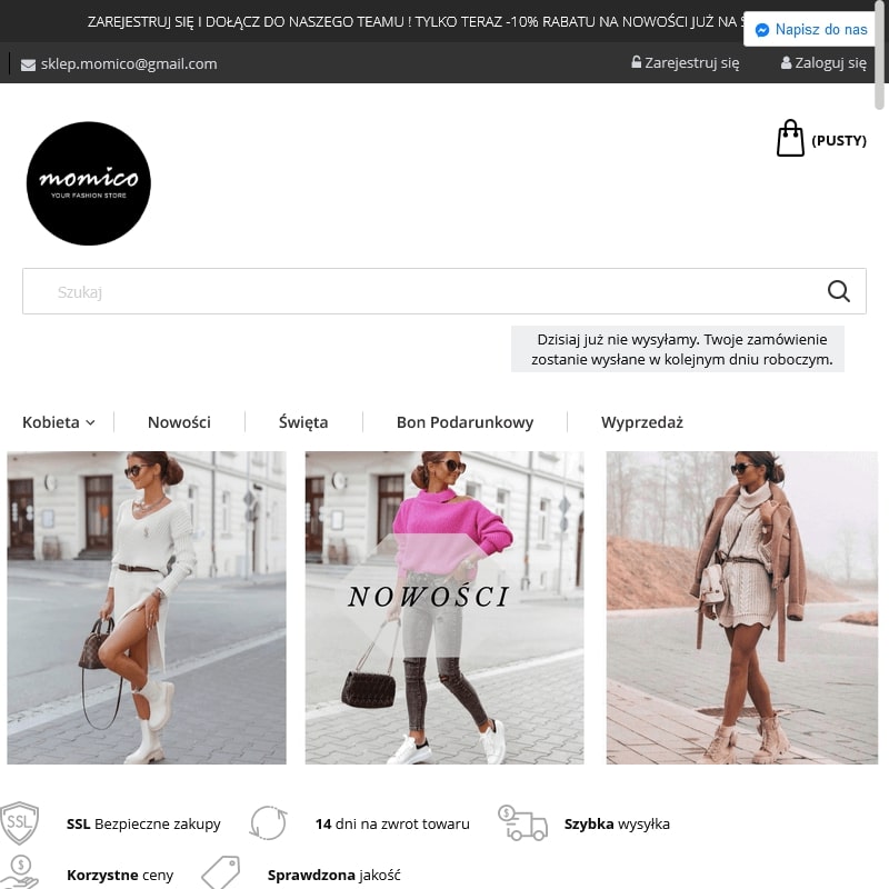 Cienka narzutka damska