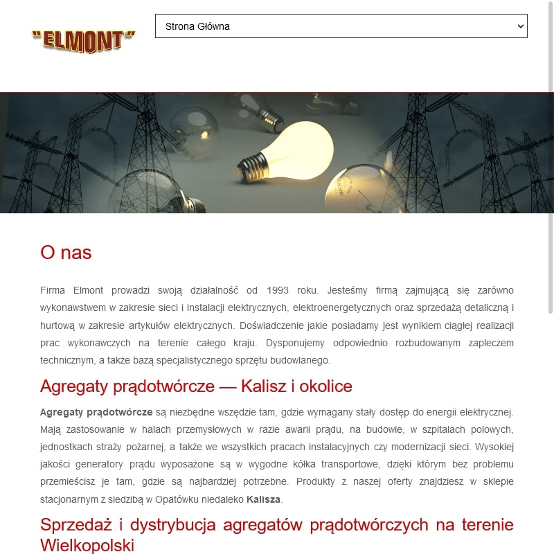 Agregat prądotwórczy ostrów wlkp - Kalisz