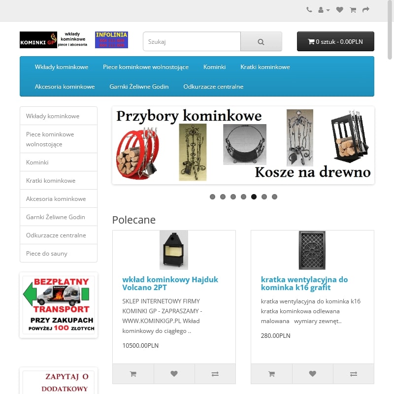 Biokominki w zabudowie