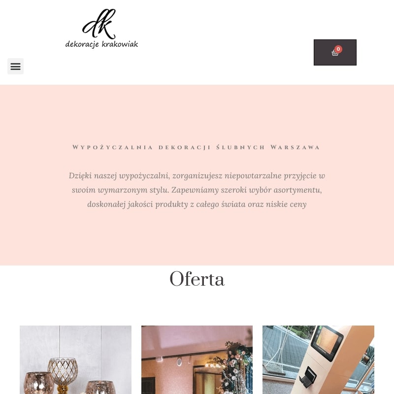 Wypożyczanie obrusów - Warszawa