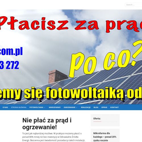 Instalacje fotowoltaiczne pomorskie - Wejherowo