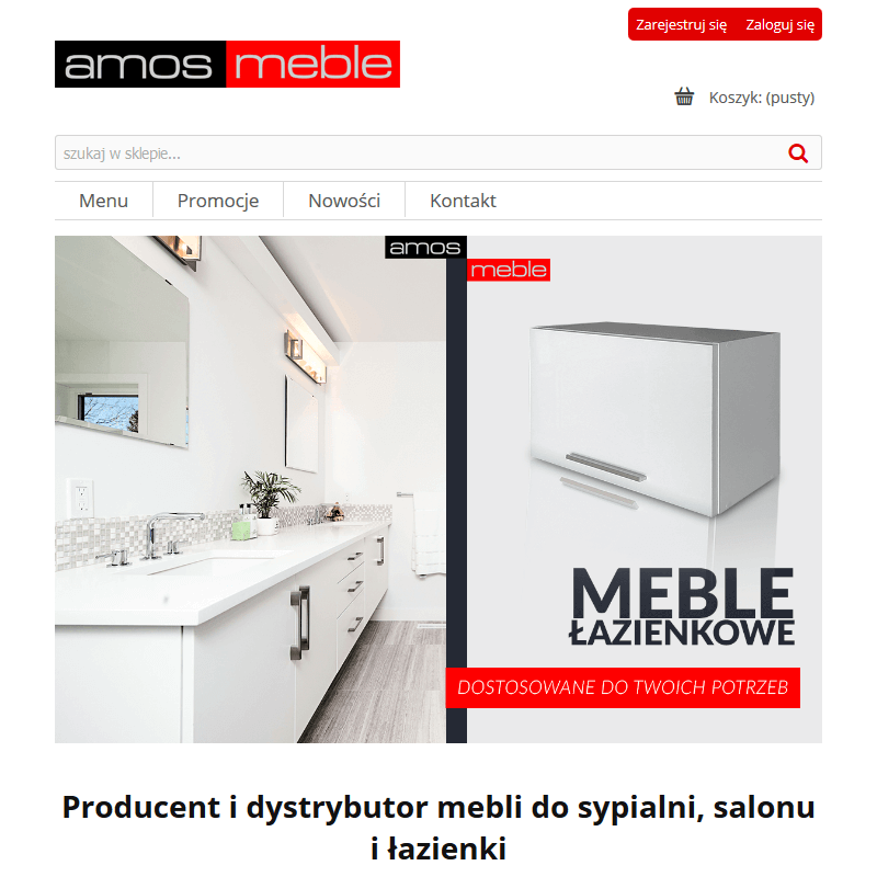 Wisząca szafka łazienkowa - Kępno