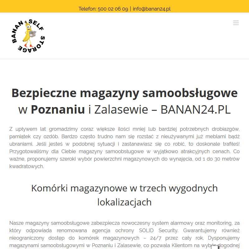 Magazyny samoobsługowe - Poznań