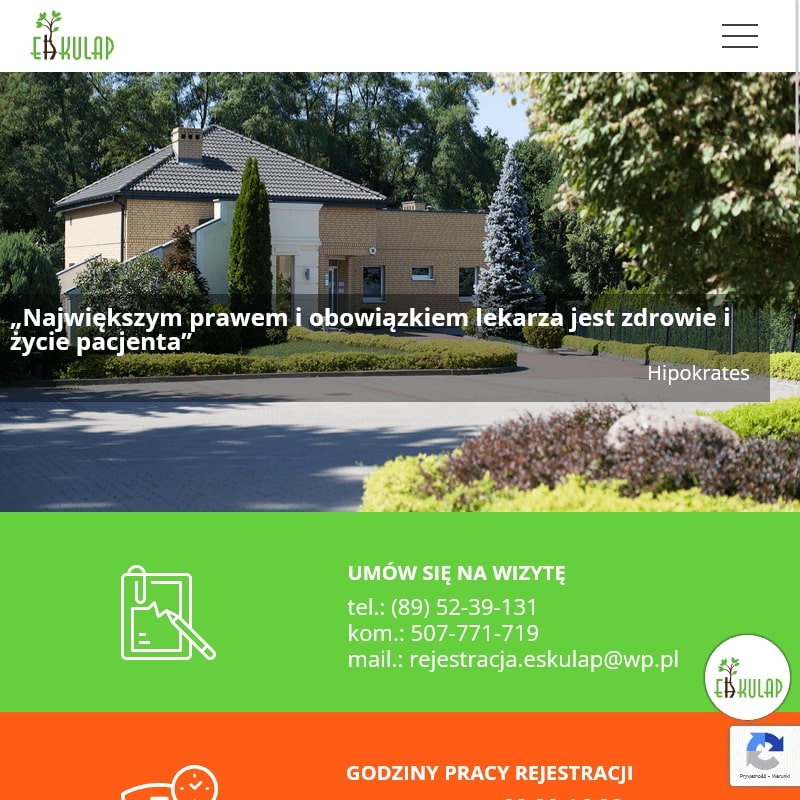 Przychodnia eskulap w Olsztynie