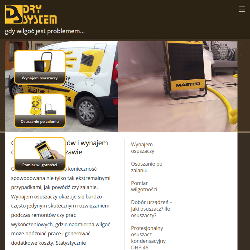 Warszawa - nagrzewnica do osuszania tynków