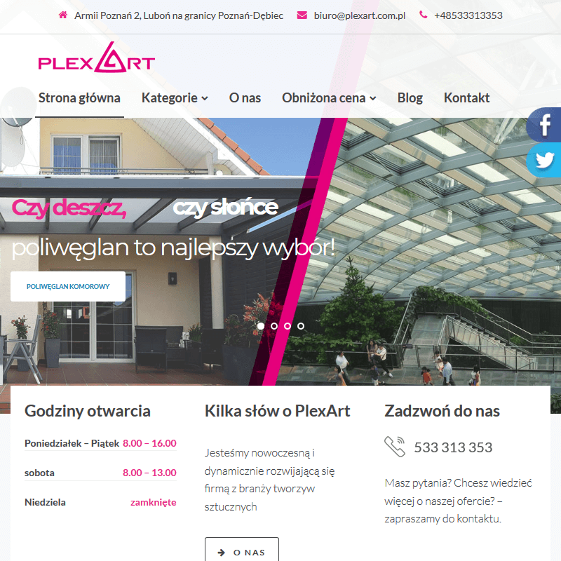 Osłony z poliwęglanu - Wrocław