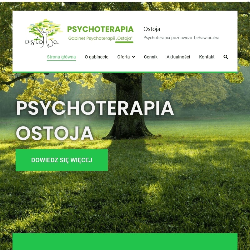 Psychoterapia depresja - Warszawa
