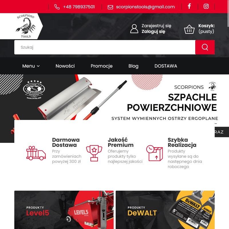 Kielnia murarska trapezowa