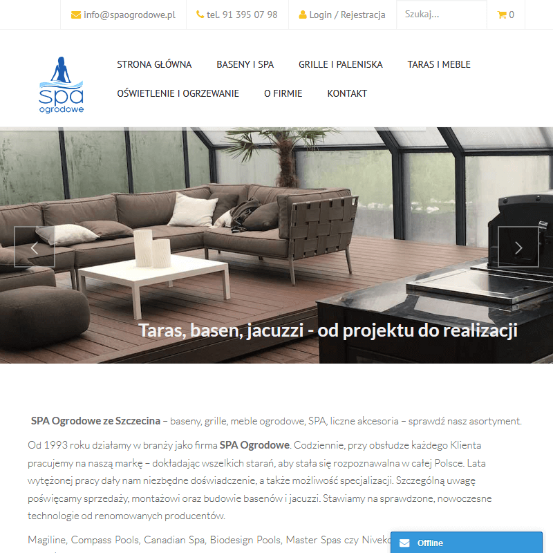 Meble ogrodowe w Szczecinie