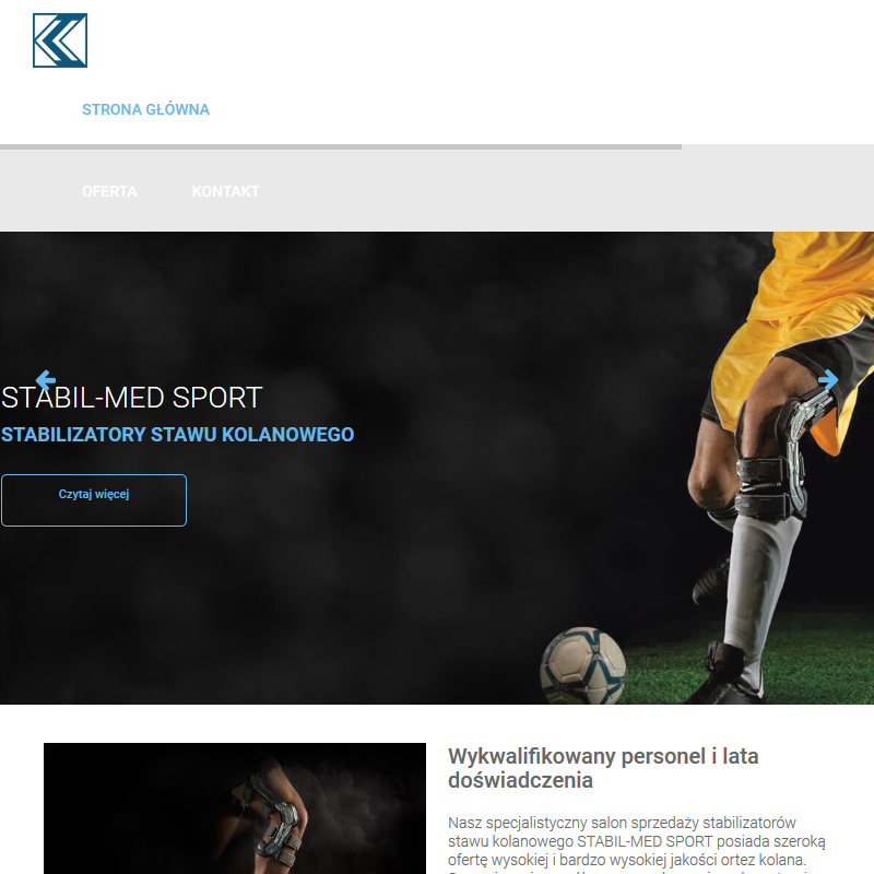 Owijany usztywniacz kolana w Poznaniu