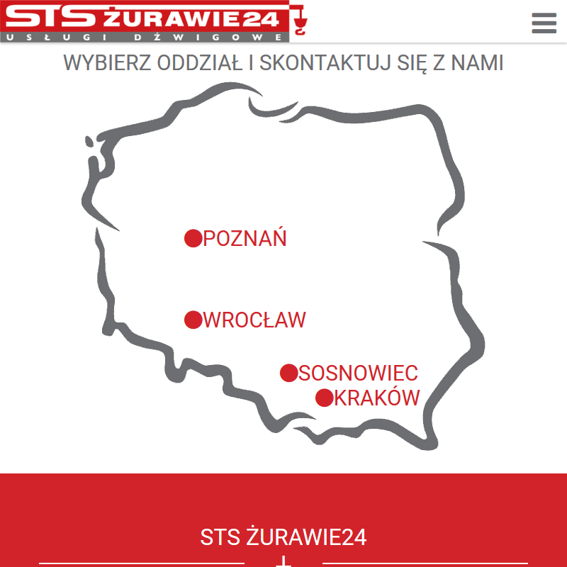 Wynajem żurawi samochodowych - Sosnowiec