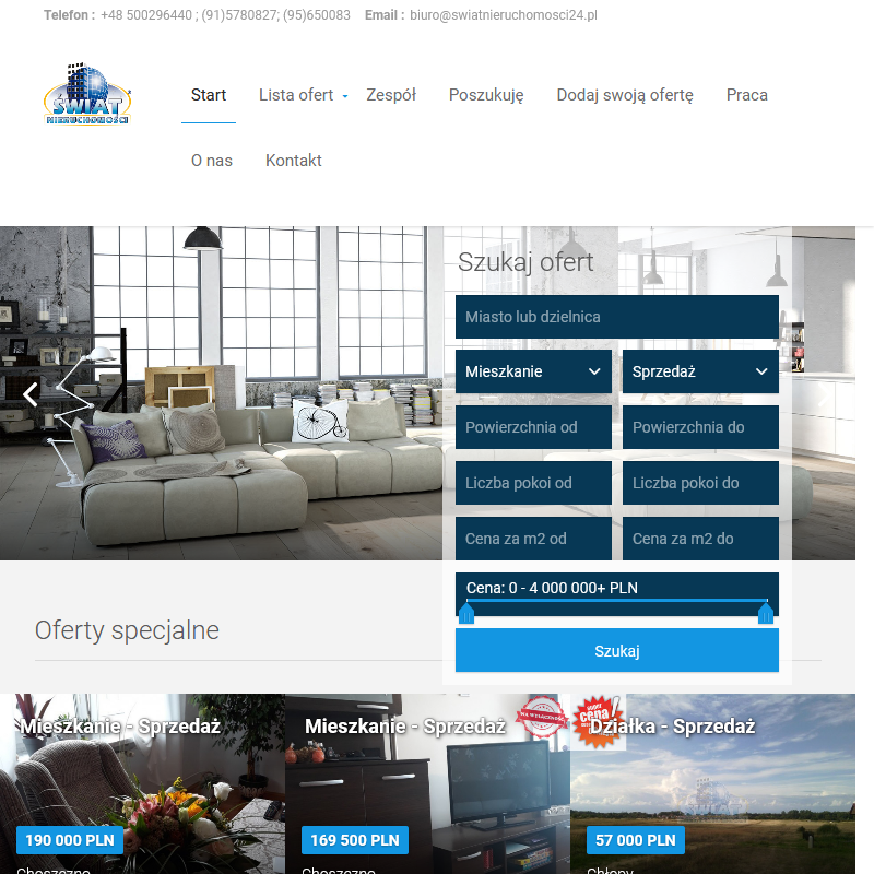 Choszczno - mieszkania choszczno wynajem