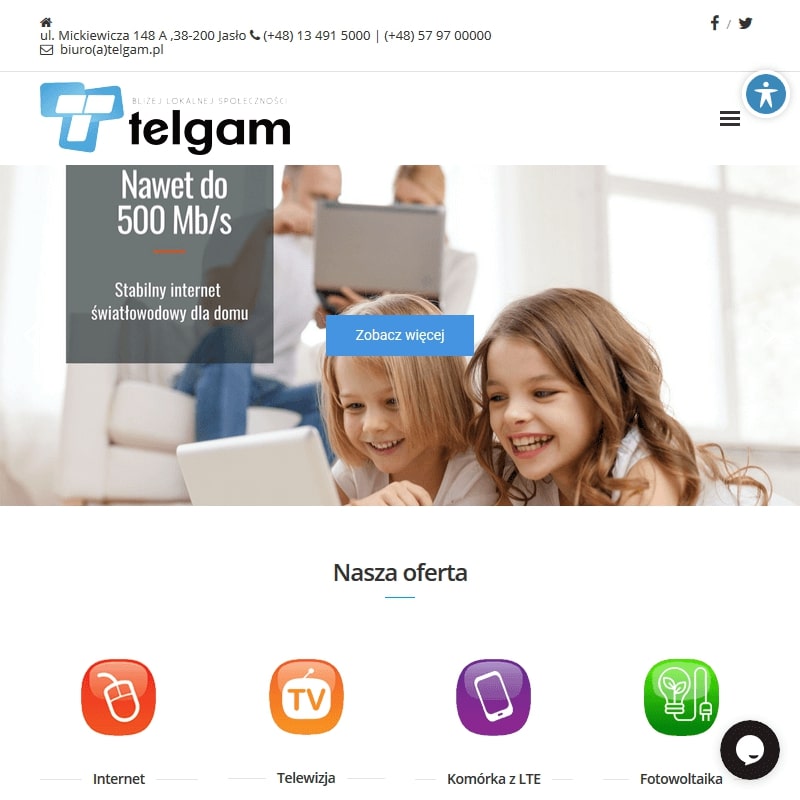 Najszybszy internet światłowodowy Jasło