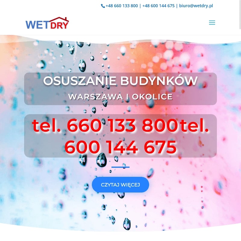 Osuszanie podposadzkowe Warszawa