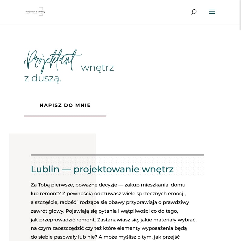 Projektant wnętrz - Lublin